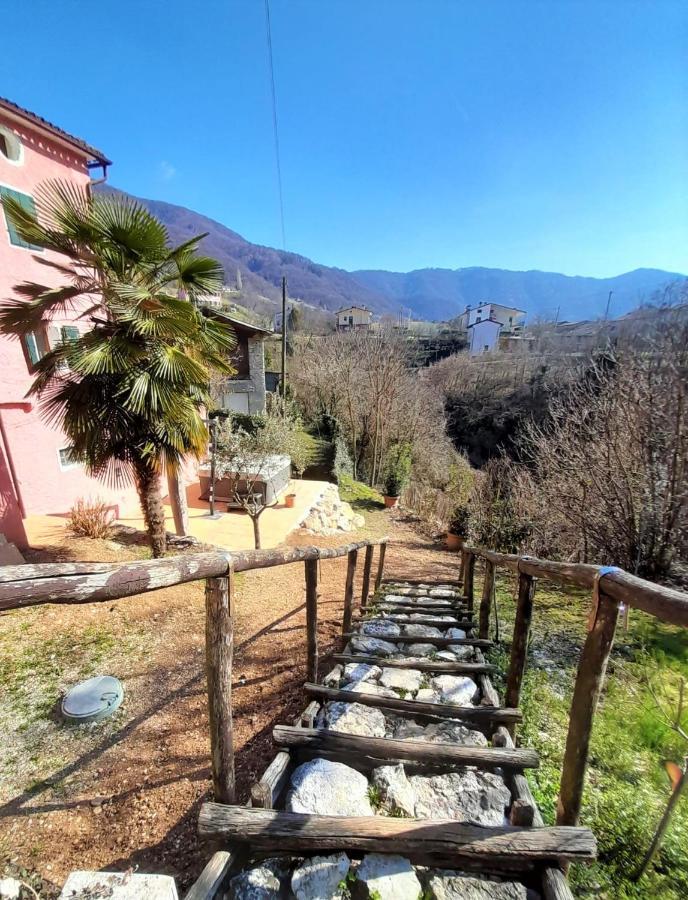 La Casa Rosa Di Segusino With Spa Jacuzzi In Garden Sequsino Buitenkant foto